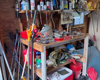 TOOLS, GARAGE ITEMS, COOLER