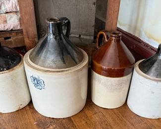 ASSORTED CROCKS AND JUGS