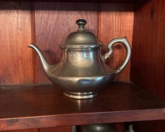 PEWTER TEAPOTS