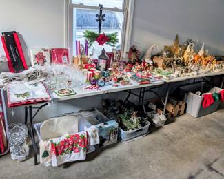 Large selection of beautiful holiday decor 