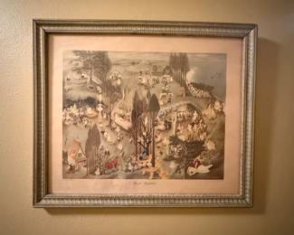Alice in Wonderland Print 1947
Possibly reframed !