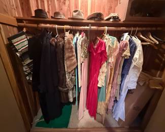 Vintage clothing mostly elegant dresses !