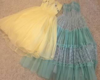 1950’s Dresses Yellow & Aqua