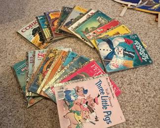 Variety of Little Golden Books