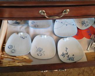 Japanese sushi plates