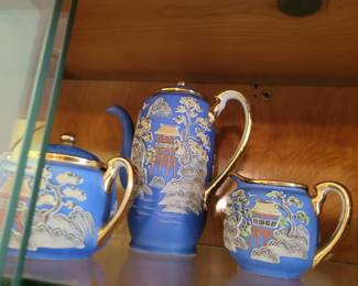 Japanese Moriage tea set