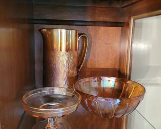 Vintage Carnival glass 