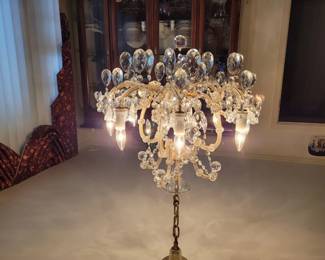 Beautiful Czech crystal chandelier 