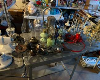 Oil lamps and lighting items