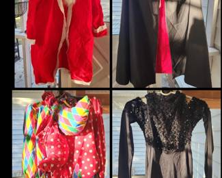 Santa costume Dracula cake clown Jester suit and more