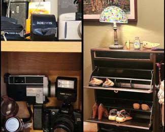 Beautiful wooden shoe rack