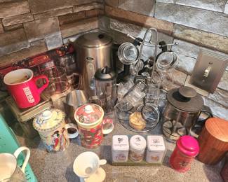 Bodum Coffee Glass clear cups Bistro mug tree