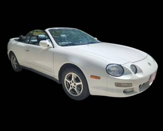 Gorgeous 1998 Toyota Celica GT well maintained has been garage kept and has cover- sealed beds start at $5,000 and will be opened Sunday at 12:00 noon