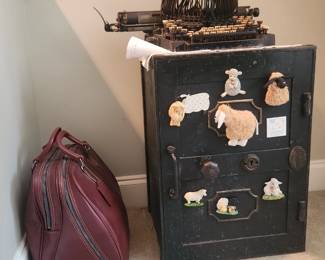 Antique cast iron safe