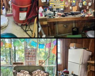 Nice old & cold fridge for deer cooler, garage/work shop, or man cave