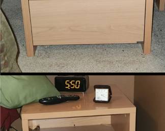 Ikea type mid-century modern matching end tables