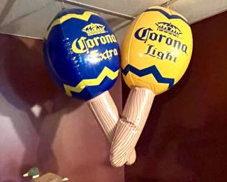 Corona Extra and Corona Light blow-up clubs 