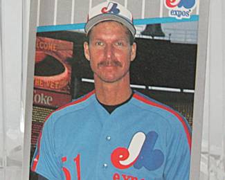 Randy Johnson Rookie Baseball Card, Error Card