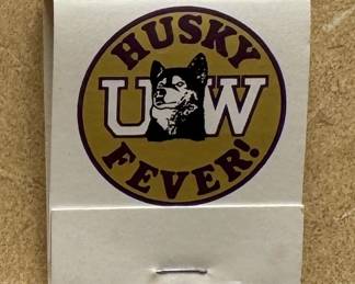 1982 Husky Fever match book