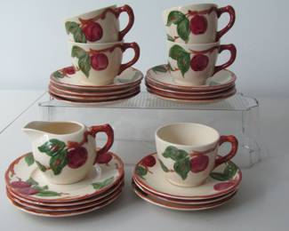21 Pieces Of Vintage Franciscan Apple Dishware