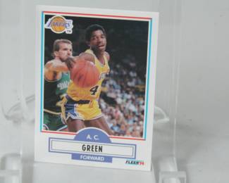 A.C. Green sports card, all star forward for the L.A. Lakers