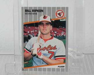 Infamous Bill Ripken "F" Face Baseball Card