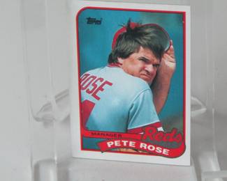 Pete Rose Manager Card
