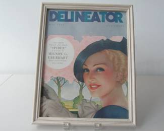 Framed May 1934 Magazine Cover Art