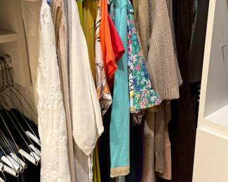 Womens high end/designer clothing (Size M-L shoes size 39 1/2 (9.5) ). Brands: Prada, Manolo Blahnik, Gucci, Ralph Lauren black & purple labels, Burberry, Gorgio Armani, Chloe,  MaxMara, Rag & Bone, Theory, Vince, Silk & Cashmere items and SO much more! 
