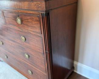 19th Century Mahogany Chest of Drawers, 42 in x 49 in x 22 in. 