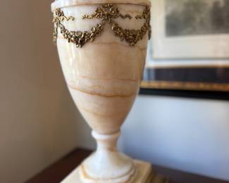 19th Century Alabaster lamps (1), 19 x 8 in 
