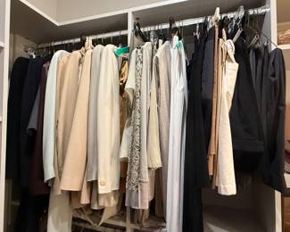Womens high end/designer clothing (Size M-L shoes size 39 1/2 (9.5) ). Brands: Prada, Manolo Blahnik, Gucci, Ralph Lauren black & purple labels, Burberry, Gorgio Armani, Chloe,  MaxMara, Rag & Bone, Theory, Vince, Silk & Cashmere items and SO much more! 