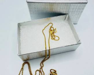 44 18KGoldBallChainNecklacew14KCableCarCharmTotal388g