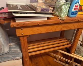 Kitchen Island work bench craft room