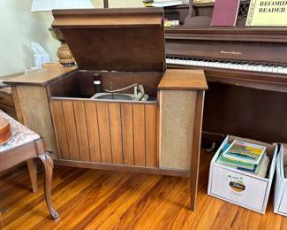 MCM Record Player, Sheet Music and Records