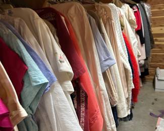 Women's Clothing $1.00 each item (In a cedar closet in garage)