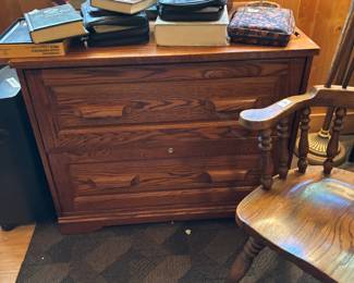 Wood cabinet