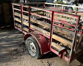 8' trash trailer