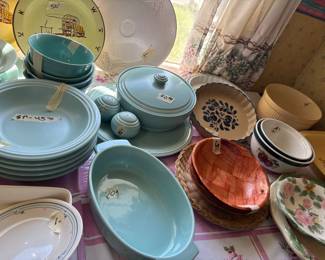 Pfaltzgraff dishes, Metal Western Plates