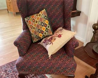 Wing back chair 