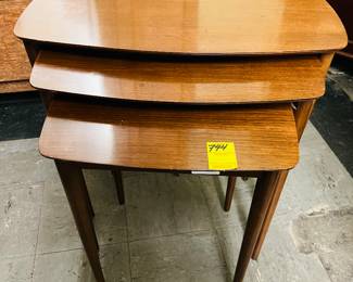 Mid Century modern Teak nesting tables