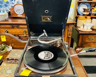 Portable Victrolia.