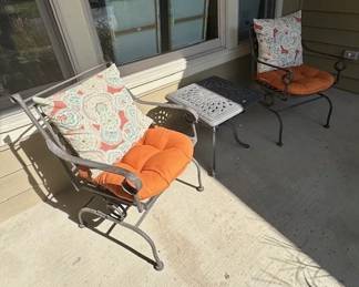 Thomasville outdoor chairs and table.