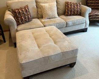Like New Sofa with Ottoman