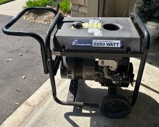 Companion 10HP, 5250 Watt Gas Generator with 6500 Surge Watt capability.