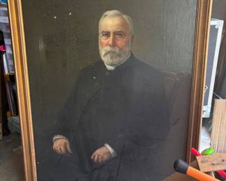 Original oil portrait from the 1800s