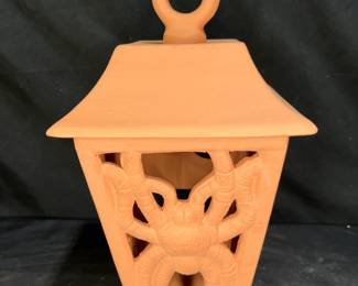 Terracotta Halloween Lantern Spider, Moon