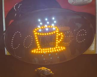 Large LED Coffee Sign
