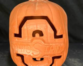 Terracotta Ohio State Pumpkin Luminary Halloween