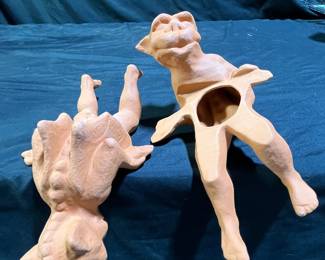 Halloween Gargoyle Terracotta Shelf Hanger Decor